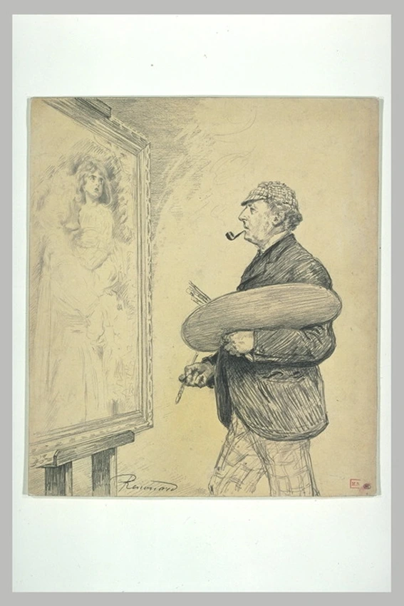 Portrait de Sir J.E. Millais Paul Renouard Musée d'Orsay