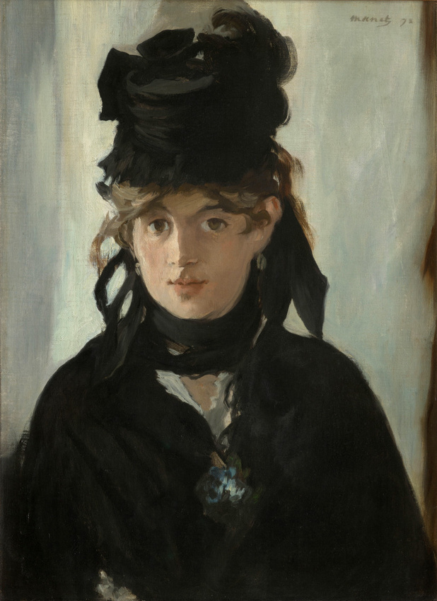 Berthe Morisot au bouquet de violettes - Edouard Manet