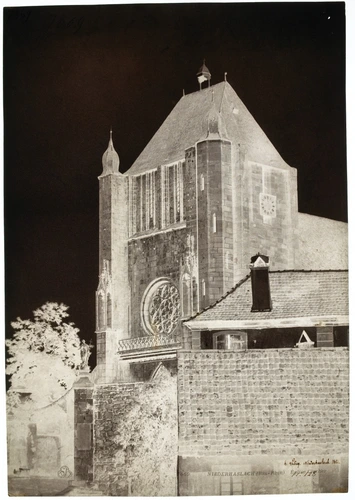 Henri Le Secq - Niederhaslach (Bas-Rhin) - Clocher côté sud ouest, église Saint-...