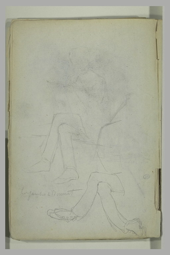Elie Delaunay - Etudes des jambes de Bonnat