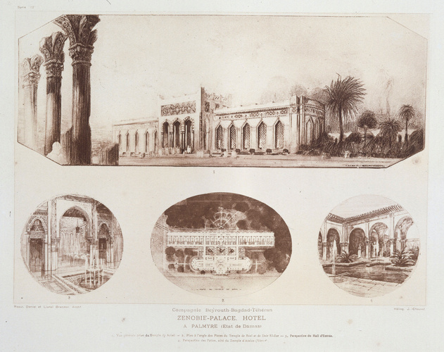 Raoul Brandon - Palmyre, Zenobie-Palace hotel