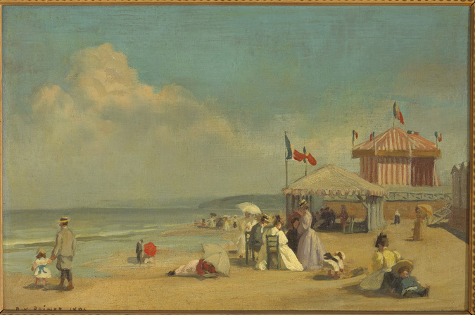 René-Xavier Prinet - La Plage de Cabourg
