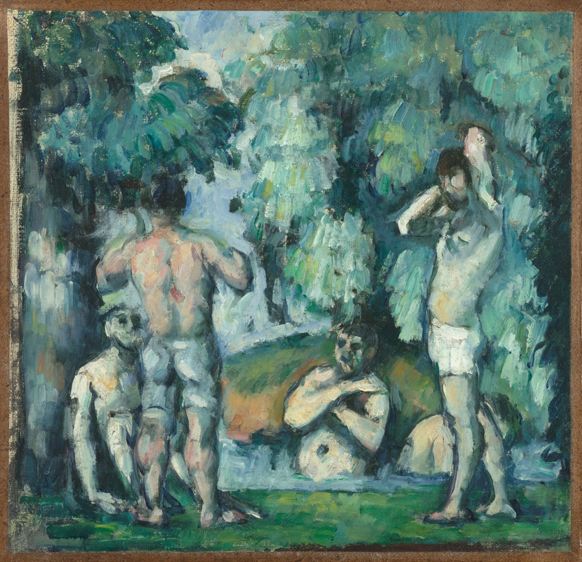Tableau Impression Sur Toile – Les Pêcheurs De Paul Cézanne, Pcz112