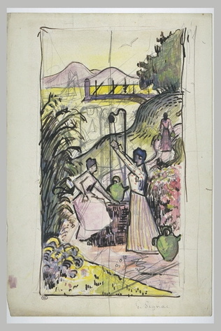 Paul Signac - Femmes au puits