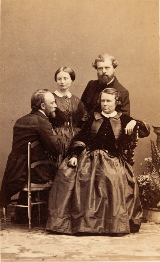 Rosa Bonheur entourée de membres de sa famille - André Adolphe Eugène Disdéri