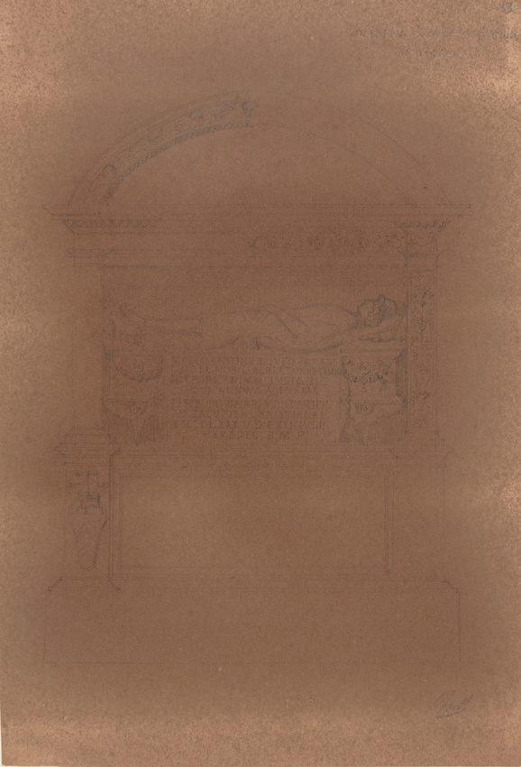 Louis Boitte - Eglise Sainte-Marie-du-Peuple, tombeau de Marcantonio Albertoni