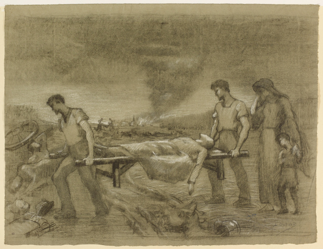 Alphonse Osbert - L'Accident de travail (la Mine)