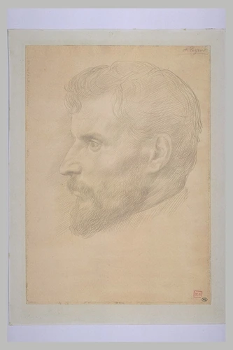 Alphonse Legros - Portrait de Philibert Claitte