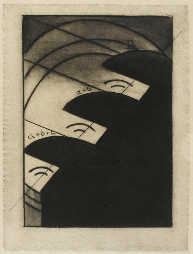 Anonyme - "Francis Picabia", portrait charge par Marius de Zayas