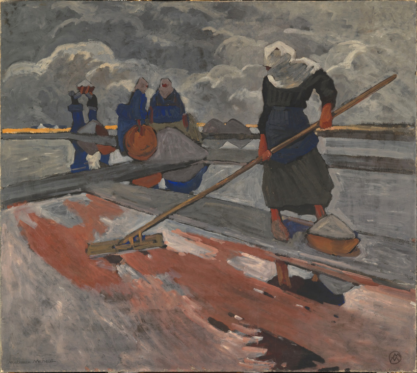 Mathurin Méheut - Ramasseuse de sel à Guérande