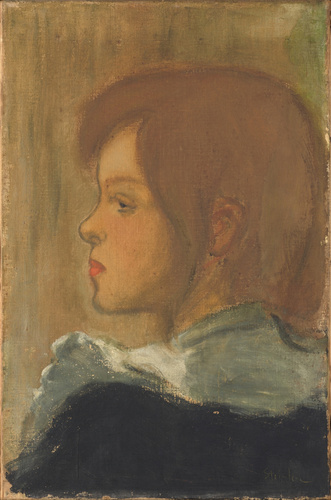 Théophile Alexandre Steinlen - Profil de jeune fille