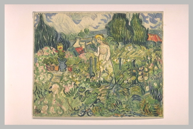 Blanche Derousse - Mademoiselle Gachet dans le jardin d'Auvers-sur-Oise