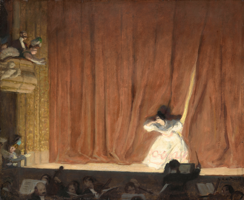 La Chanteuse - René-Xavier Prinet