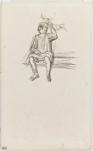 Pierre Bonnard - Petite fille assise