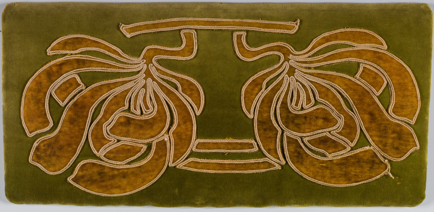 Otto Wagner - Broderie pour garniture de fauteuil, dossier