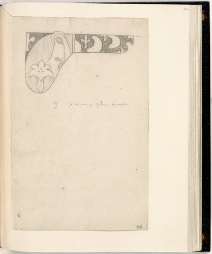 Maurice Denis - Dessin pour l'illustration de Sagesse de Verlaine : Je ne veux p...