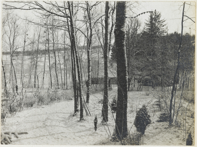 Charles Augustin Lhermitte - France, paysage de neige