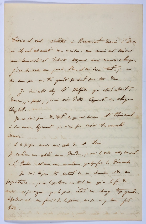 Gustave Eiffel - 1852. 21 lettres de Gustave Eiffel à sa mère ou à son père