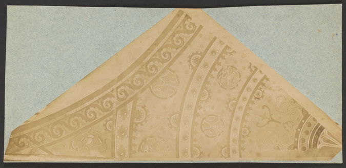 Anonyme - Photographie d'un carton pour un écoinçon, peut-être pour le casino d'...