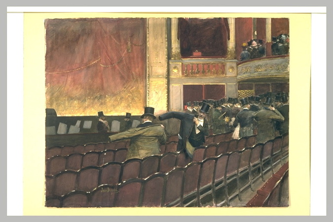 Jean Béraud - La sortie du théâtre