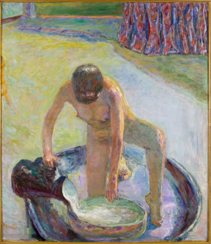 Pierre Bonnard - Nu accroupi au tub