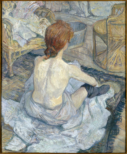 Henri de Toulouse-Lautrec - Rousse (La toilette)
