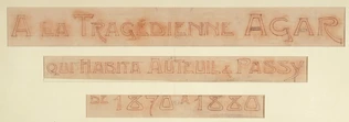 Hector Guimard - Paris 16e, 8-10 rue Agar, 43 rue Gros, 17-19-21 rue la Fontaine...
