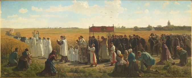 Jules Breton - La Bénédiction des blés en Artois