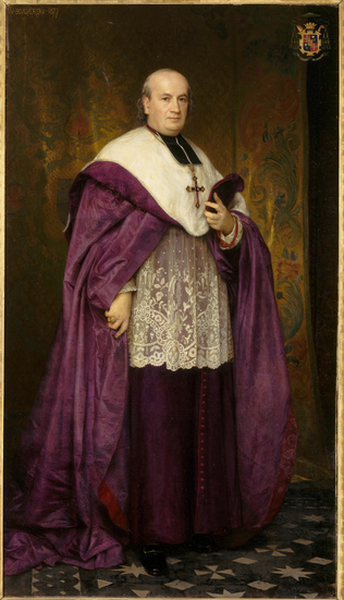 William Bouguereau - Monseigneur Léon-Benoît-Charles Thomas