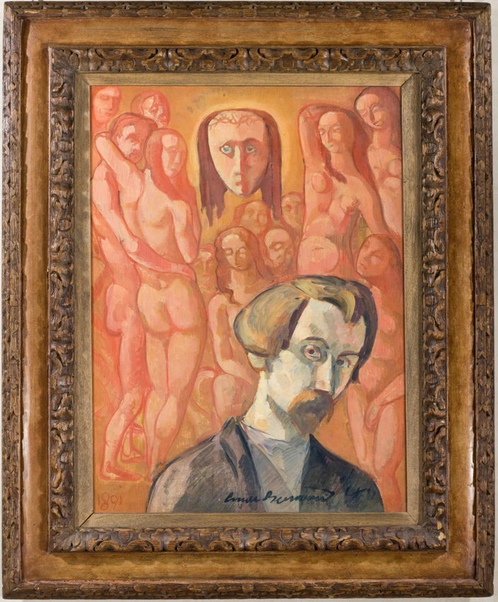 Emile Bernard - Autoportrait symbolique