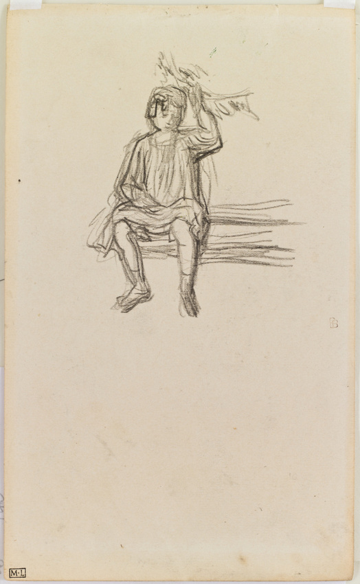 Pierre Bonnard - Petite fille assise