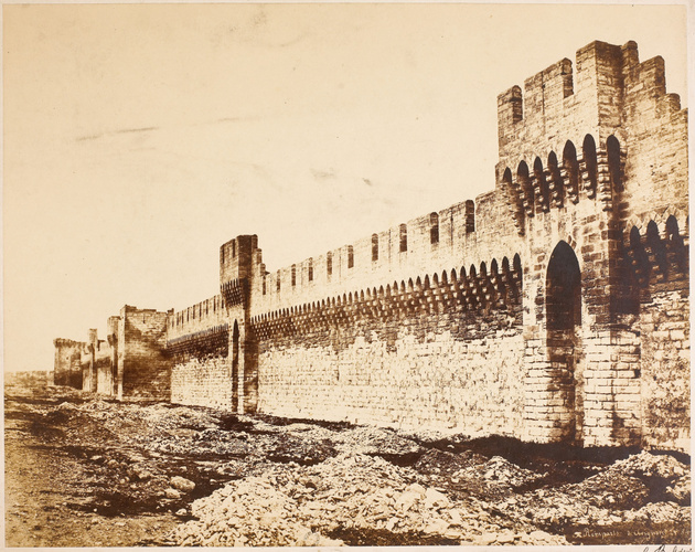 Édouard Baldus - Les Remparts d'Avignon