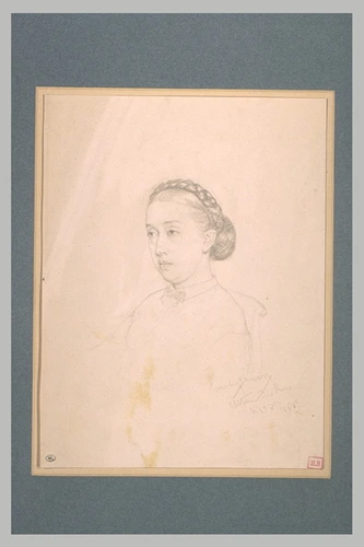 CDV Photo Ancienne – Portrait De Femme En Buste, Carte De Visite (Réf 22)