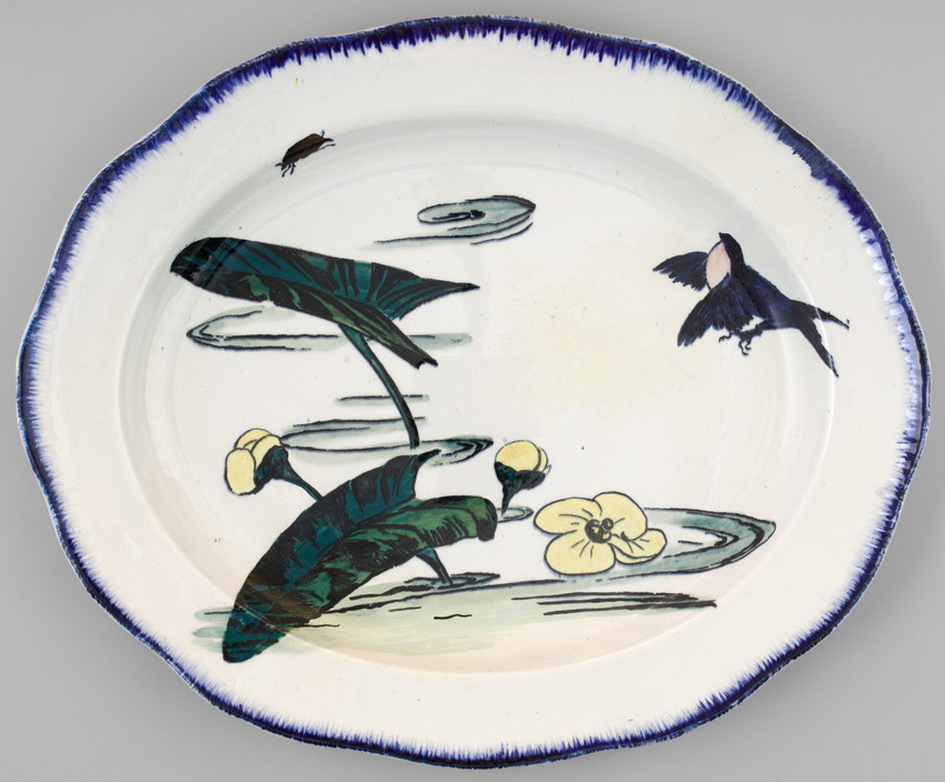 Félix Bracquemond - Plat ovale