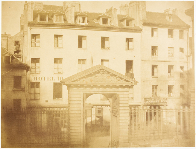 Victor Regnault - Place Cambray, vue prise de la cour du Collège de France