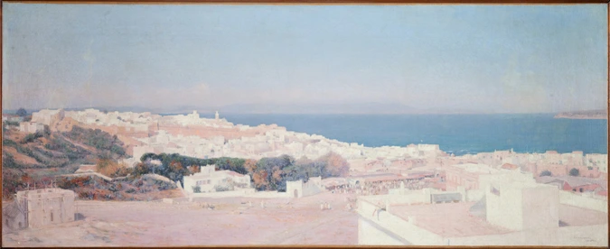 Louis Auguste Girardot - Le Port de Tanger