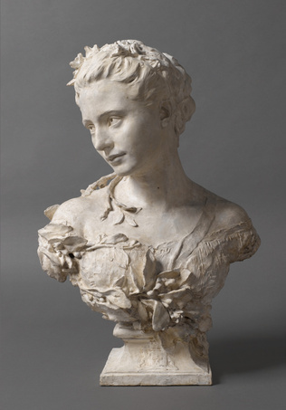 Jean-Baptiste Carpeaux - Amélie de Montfort en toilette de mariée