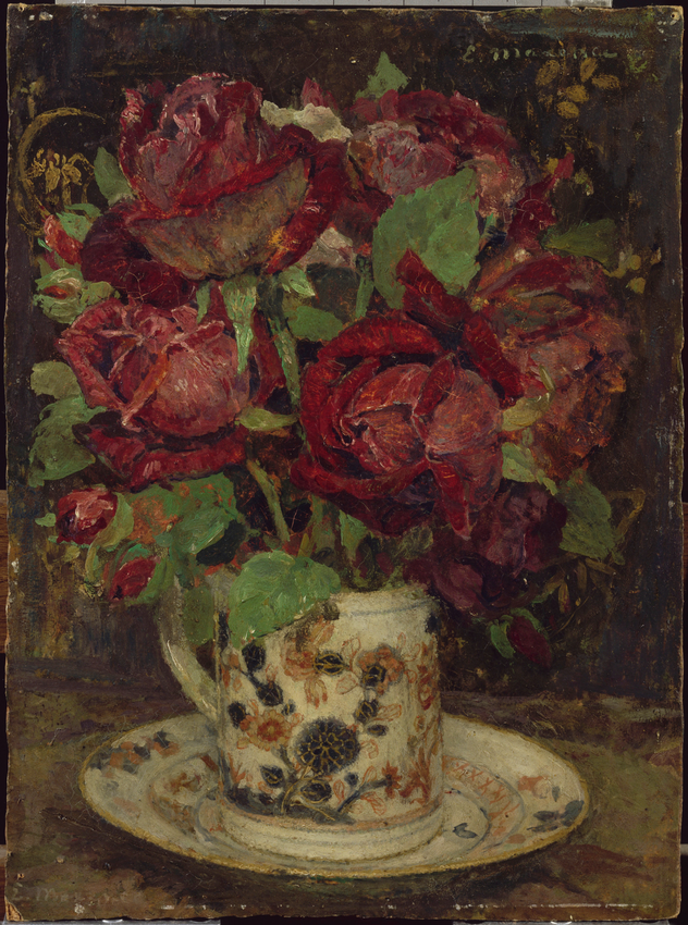Roses dans une tasse - Edgard Maxence