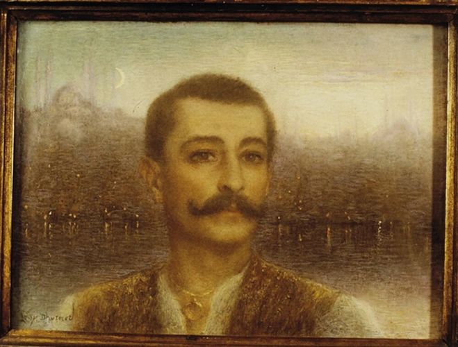 Portrait de Pierre Loti - Lucien Lévy-Dhurmer