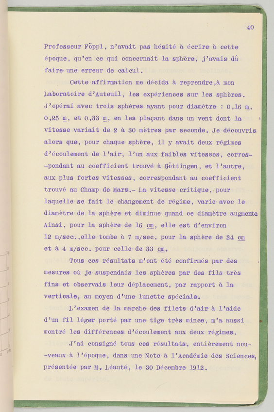 Gustave Eiffel - Biographie scientifique et industrielle. Résistance de l'air