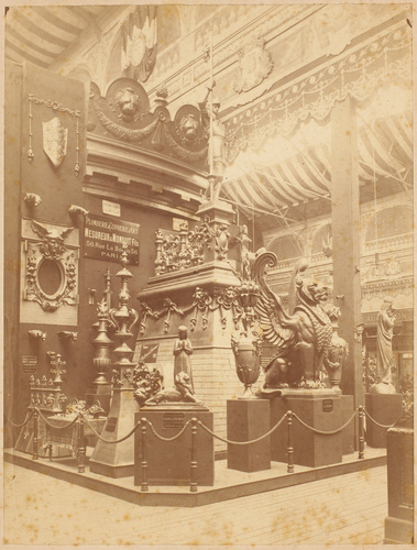 Anonyme - Vue du stand Monduit, exposition universelle de 1889 à Paris