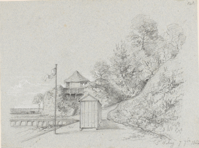Louis Boitte - Saint-Valéry, vue de la plage