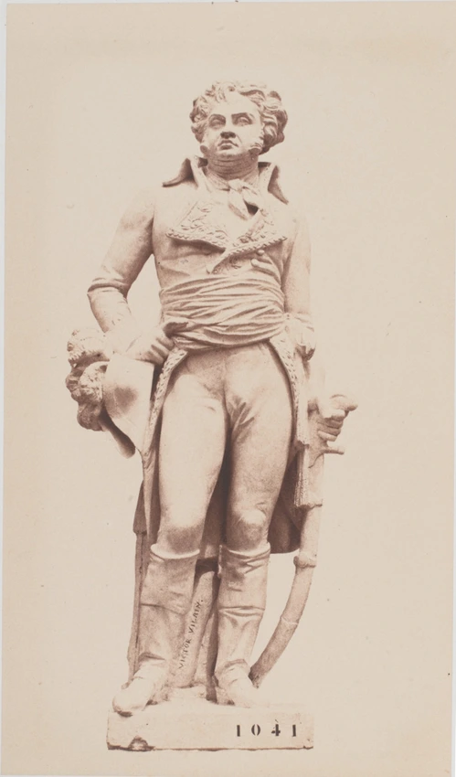 "Kléber", statue de Victor Vilain, décor du palais du Louvre, Paris - Edouard Baldus