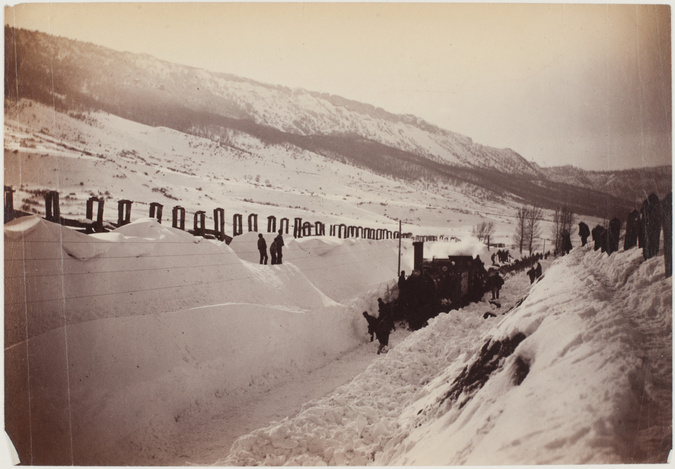 Albert Londe - Le Déneigeage des rails