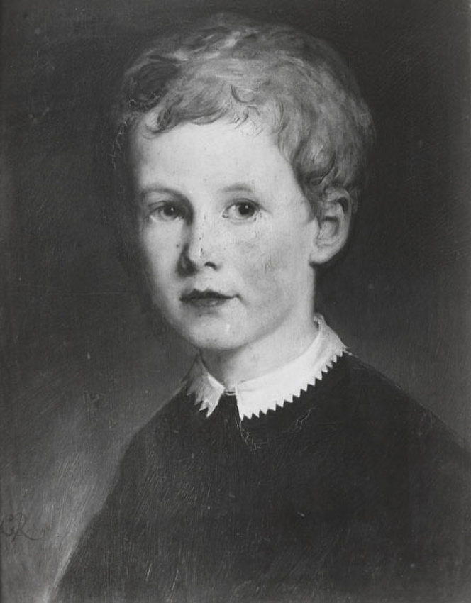 Gustave Ricard - Portrait d'Edouard Schlumberger enfant