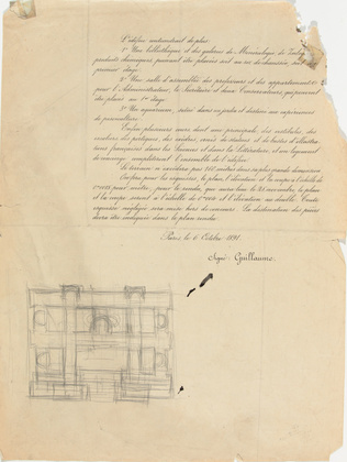 Edmond Guillaume - Texte de concours des Beaux-Arts section architecture : un co...