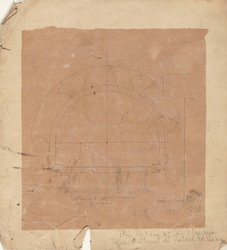 Antoine Zoegger - Portique du rez-de-chaussée du Palais Nathaniel de Rothschild ...