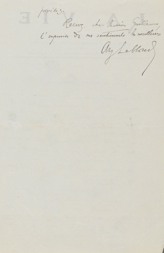 Exceptionnel manuscrit de la traduction par Boris Vian d’une nouvelle