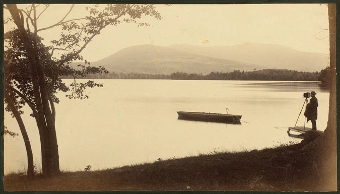 J. A. French - Lac de Dublin, dans le New Hampshire