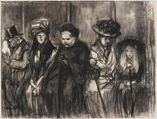 Théophile Alexandre Steinlen - Voyageurs assis